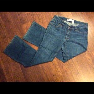 GAP Curvy Low Rise Flare Bottom Jeans